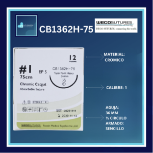 CRÓMICO 1 CB1362H-75 WEGO C/12